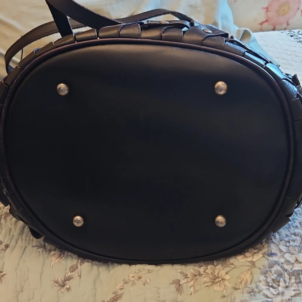 PATRICIA NASH Black Twisted Braid Mizzana Bag Used But Still Stunning! - Picture 9 of 12